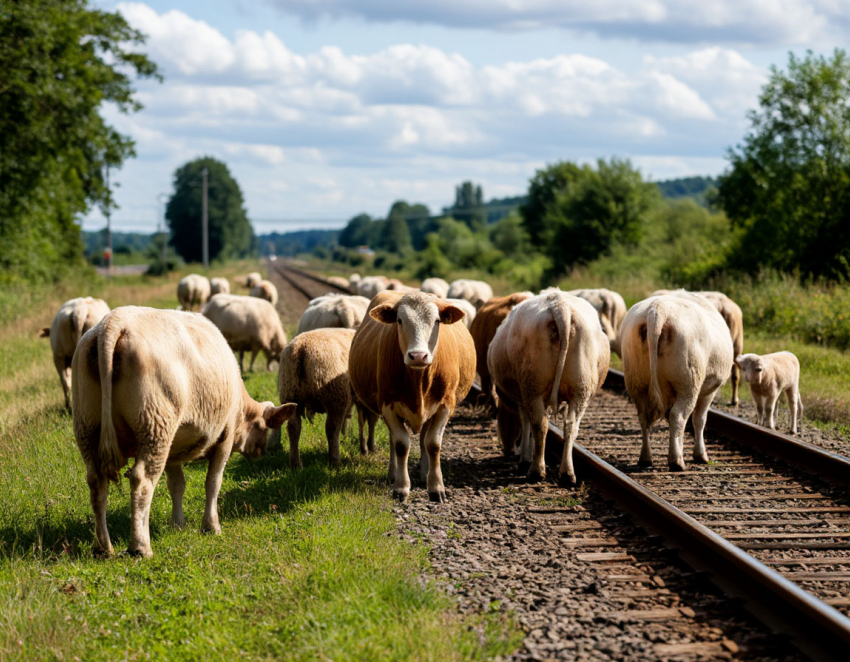 Прогон животных вблизи путей может стоить морозовчанам не только денег, но и свободы