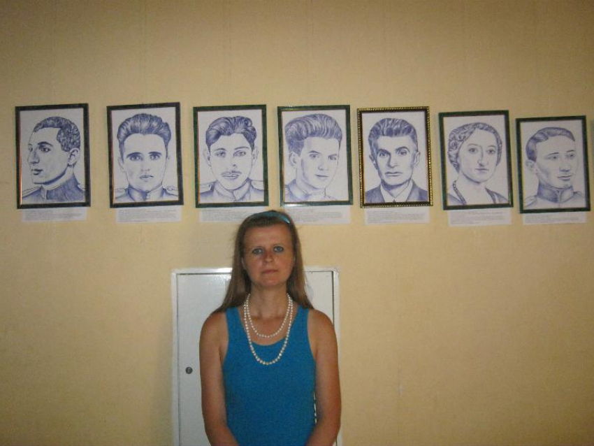 Герой СССР из Морозовского района Семен Белявский увековечен в портрете на выставке, приуроченной к годовщине начала ВОВ