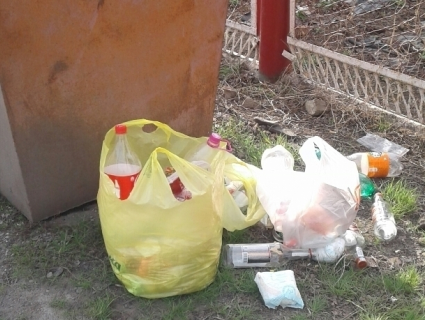 Письмо в редакцию: Если мусорный бак наполовину пуст, мусор в Морозовске не вывозят до следующей недели