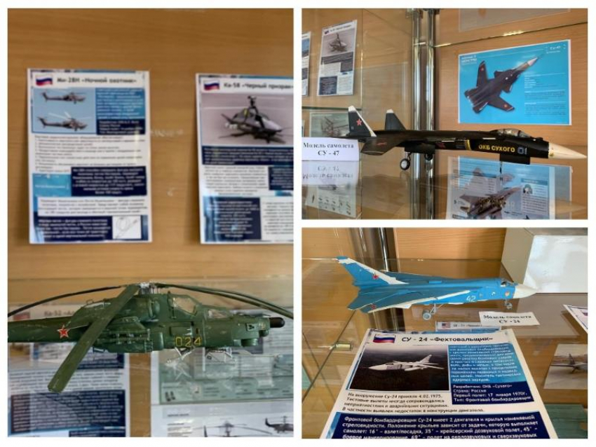 Выставка «Воздушный щит России» открылась в краеведческом музее Морозовска ко Дню ВВС